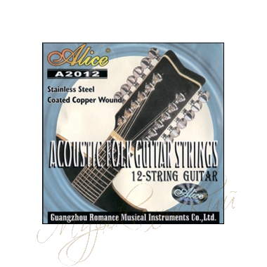 Струны для гитары акустической двенадцатиструнной (комплект) A2012 Alice