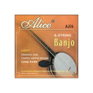 Струны для банджо (комплект 4 шт.) AJ04 Alice
