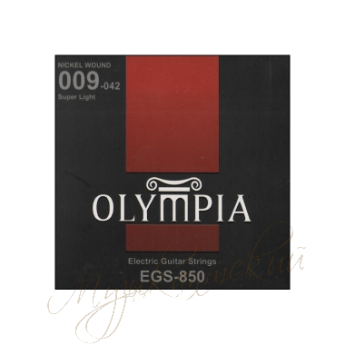 Струны для гитары электро (комплект) EGS-850 Olympia