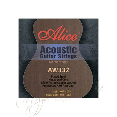 Струны для гитары акустической (комплект) AW332L Alice