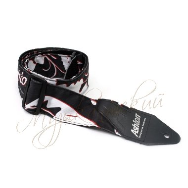 Ремень для гитары акустической и электро AGSD100LFB Ashton