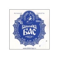 Струны для балалайки бас (комплект) Господин музыкант BB6x