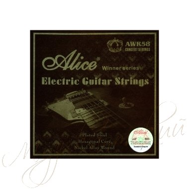 Струны для гитары электро (комплект) AWR58SL Alice