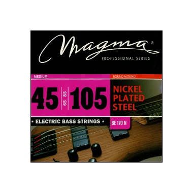 Струны для гитары электро бас (комплект) BE170N Magma