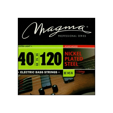 Струны для гитары электро бас (комплект) BE145N Magma