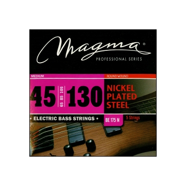 Струны для гитары электро бас (комплект) BE175N Magma