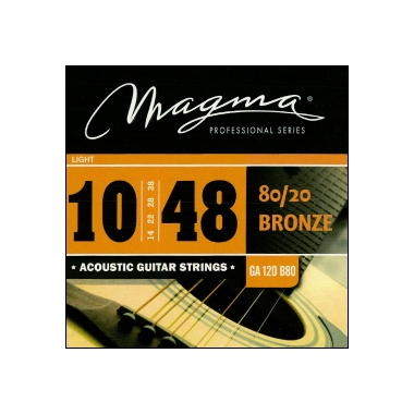 Струны для гитары акустической (комплект) GA120B80 Magma