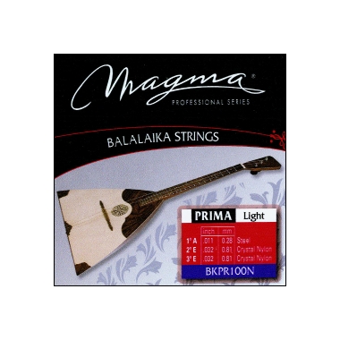 Струны для балалайки прима (комплект) BKPR100N Magma