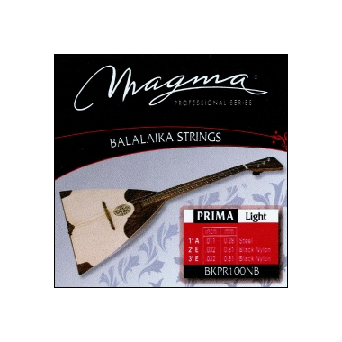 Струны для балалайки прима (комплект) BKPR100NB Magma