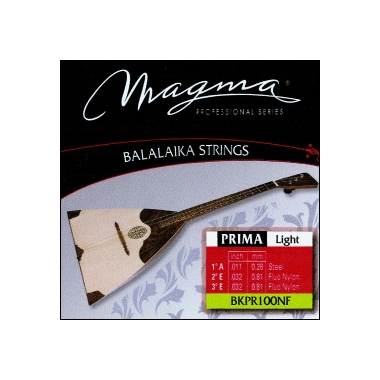 Струны для балалайки прима (комплект) BKPR100NF Magma