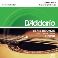 Струны для гитары акустической (комплект) EZ890 D'Addario