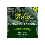 Струны для гитары электро (комплект) DEG-009 Ziko