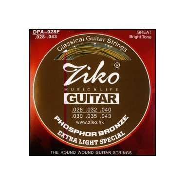 Струны для гитары классической (комплект) DPA-028P Ziko