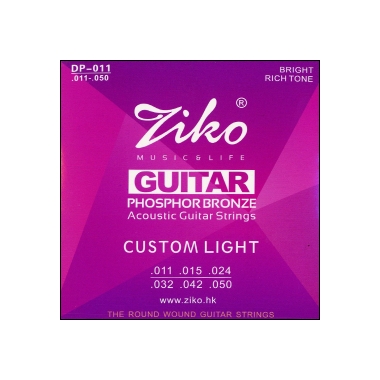 Струны для гитары акустической (комплект) DP-011 Ziko