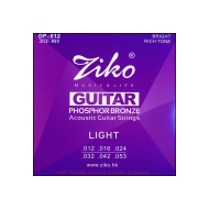 Струны для гитары акустической (комплект) DP-012 Ziko