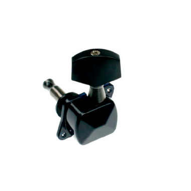 Колок для акустической и электрогитары (одиночный) Alice AL-015/BK правый