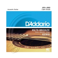 Струны для гитары акустической (комплект) D'Addario EZ910