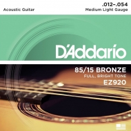 Струны для гитары акустической (комплект) EZ920 D'Addario