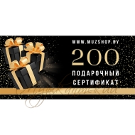 Подарочный сертификат на 200 рублей ООО 