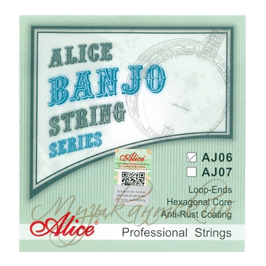Струны для банджо (комплект 4 шт.) Alice AJ06