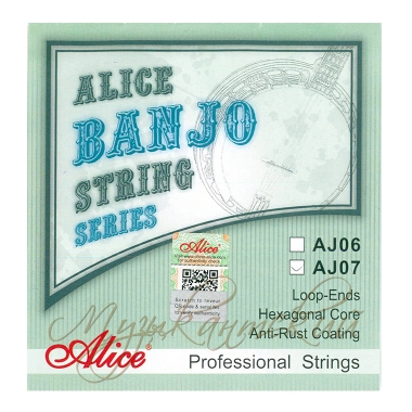 Струны для банджо (комплект 4 шт.) Alice AJ07